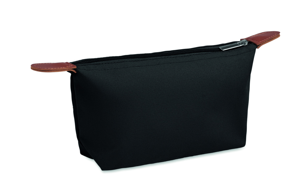 Logo trade promotional gifts image of: Cosmetic bag in 600D RPET