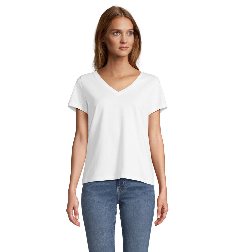 Logo trade promotional items picture of: REGENT V T-SHIRT WOMEN