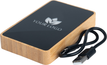 Logo trade promotional giveaway photo of: Power Bank 5000 mAh with illuminated logo