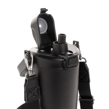 Logotrade business gifts photo of: Avira Ayala RCS re-steel duosip lockable crossbody tumbler