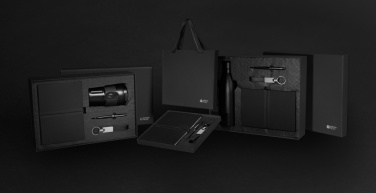 Logo trade corporate gift photo of: Swiss Peak RCS certified deluxe business gift set w/ tumbler