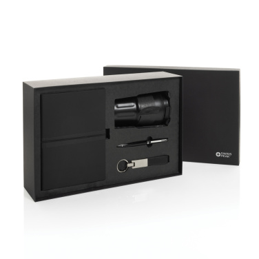 Logotrade promotional product picture of: Swiss Peak RCS certified deluxe business gift set w/ tumbler