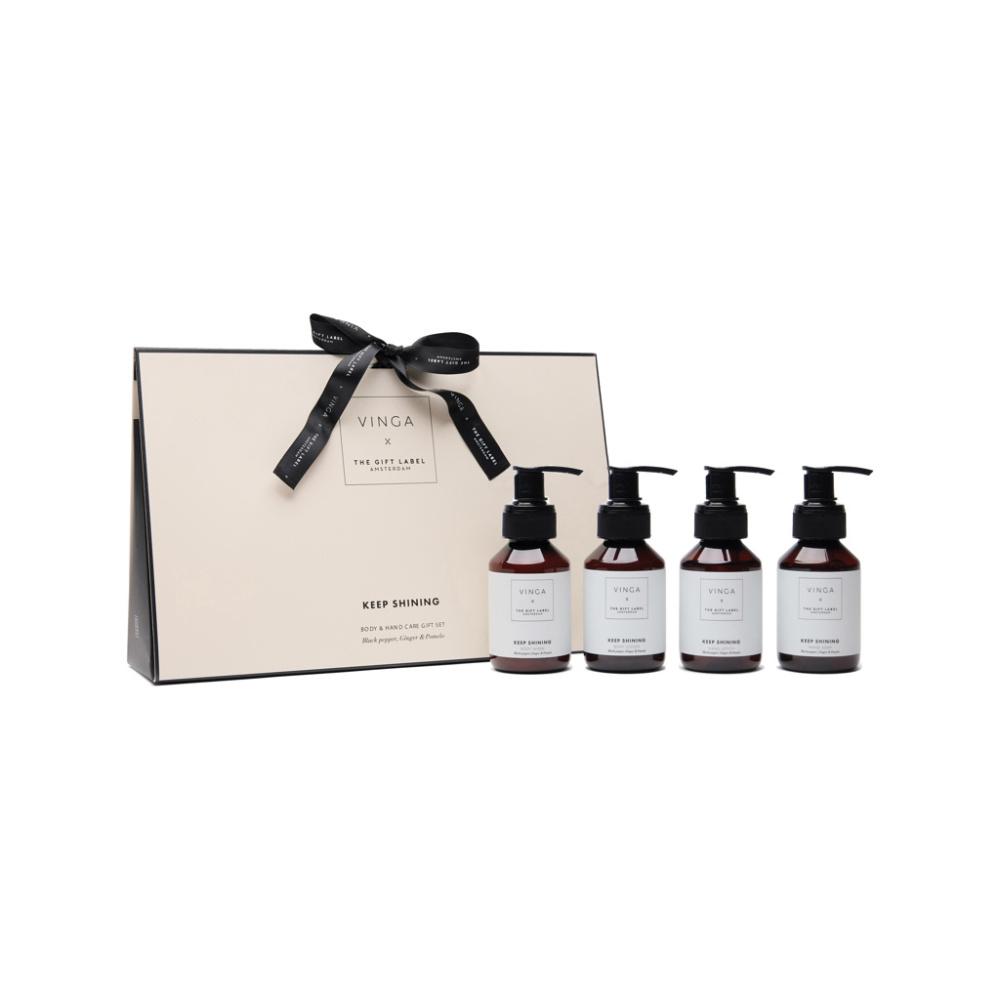 Logo trade promotional giveaway photo of: VINGA x TGL body and hand care gift set