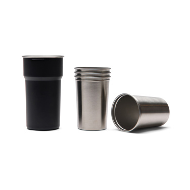 Logo trade promotional merchandise picture of: VINGA Parks RCS SS cup, 4 pcs, 250 ML