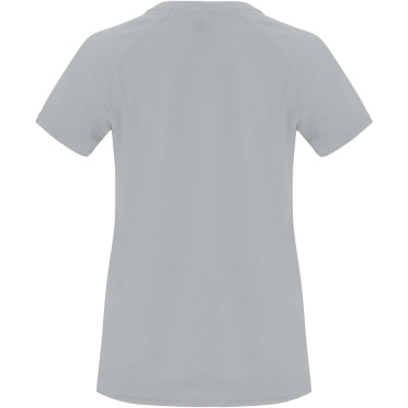 Logo trade advertising products image of: Bahrain short sleeve women's sports t-shirt