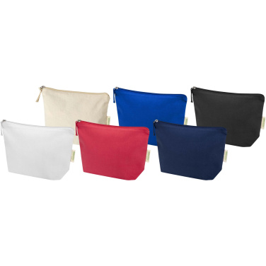 Logo trade corporate gift photo of: Odisha 180 g/m² OCS organic toiletry bag 1L