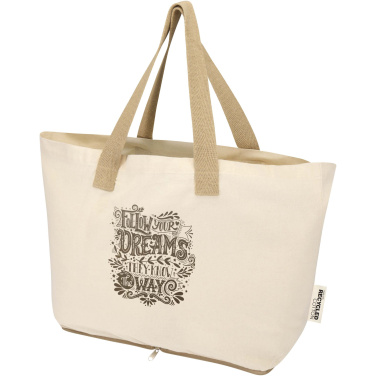 Logotrade corporate gifts photo of: Sierra 140 g/m² GRS recycled foldable cotton tote bag 7L