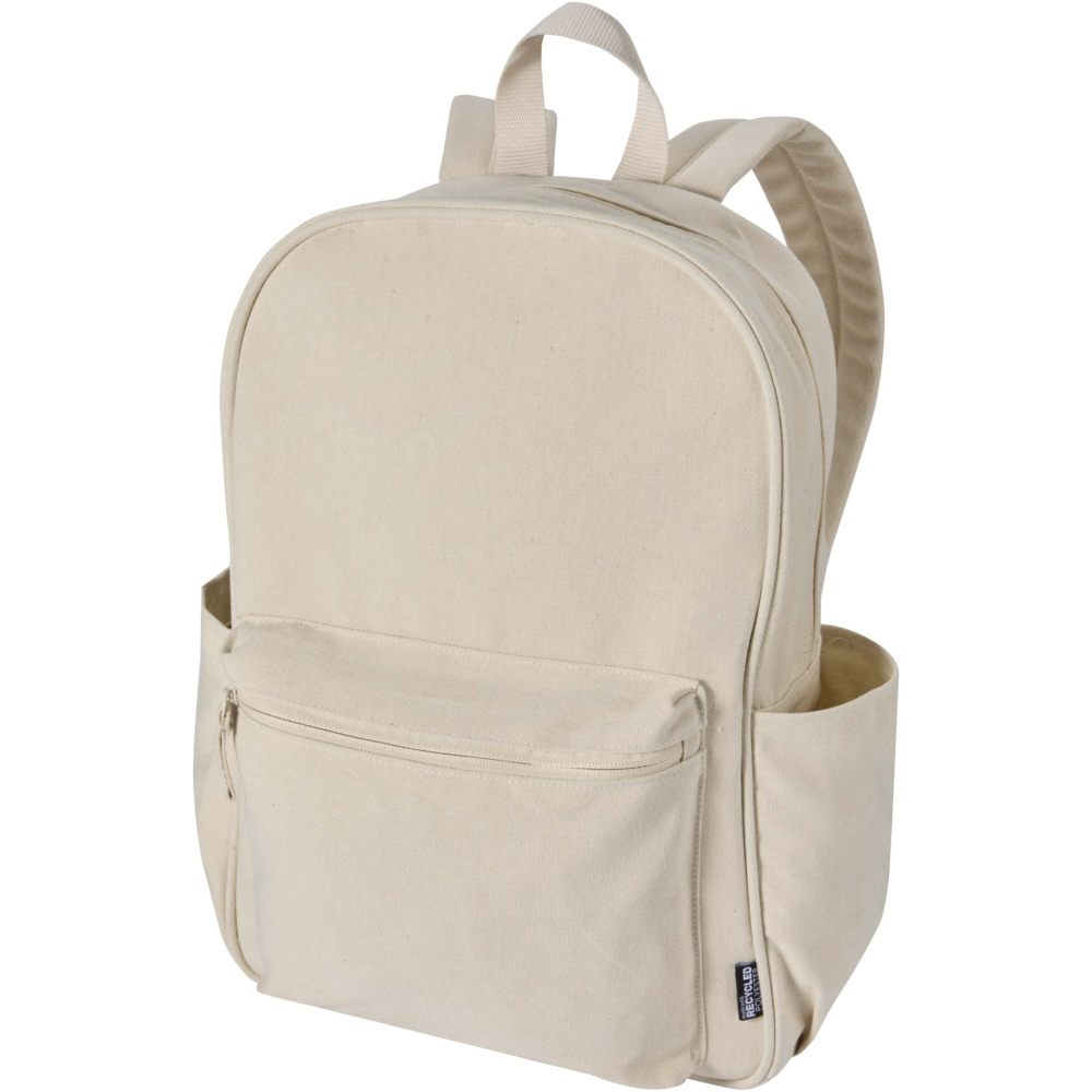 Logo trade promotional gifts picture of: Recanvas 15.6” GRS recycled city backpack 16L
