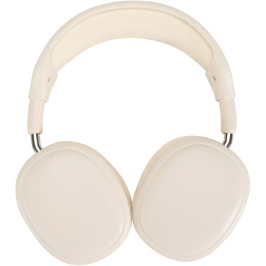 Logo trade promotional giveaways image of: Alzir recycled plastic over-ear wireless Bluetooth® headset