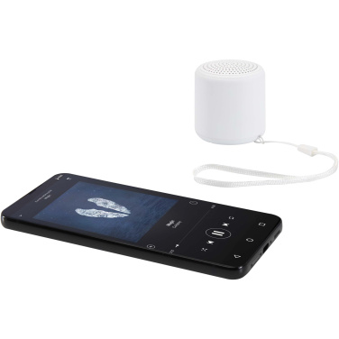 Logo trade corporate gifts image of: Velkis 3W recycled plastic wireless Bluetooth® speaker
