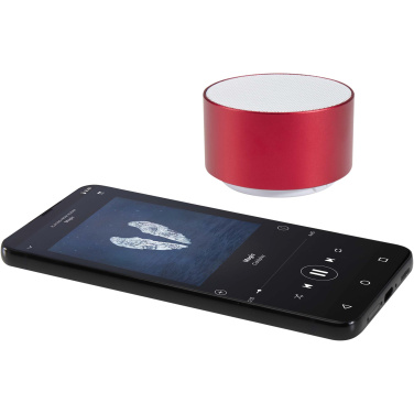 Logo trade promotional merchandise picture of: Ankaa 3W recycled aluminium wireless Bluetooth® speaker