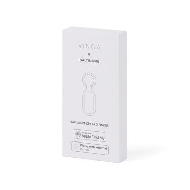 Logo trade promotional product photo of: VINGA Baltimore RCS Key tag With Finder Dual