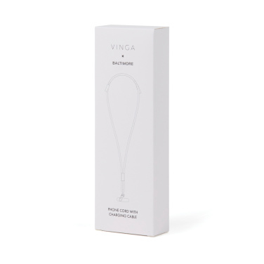 Logotrade promotional merchandise photo of: VINGA Baltimore RCS Phone cord With Charging Cable