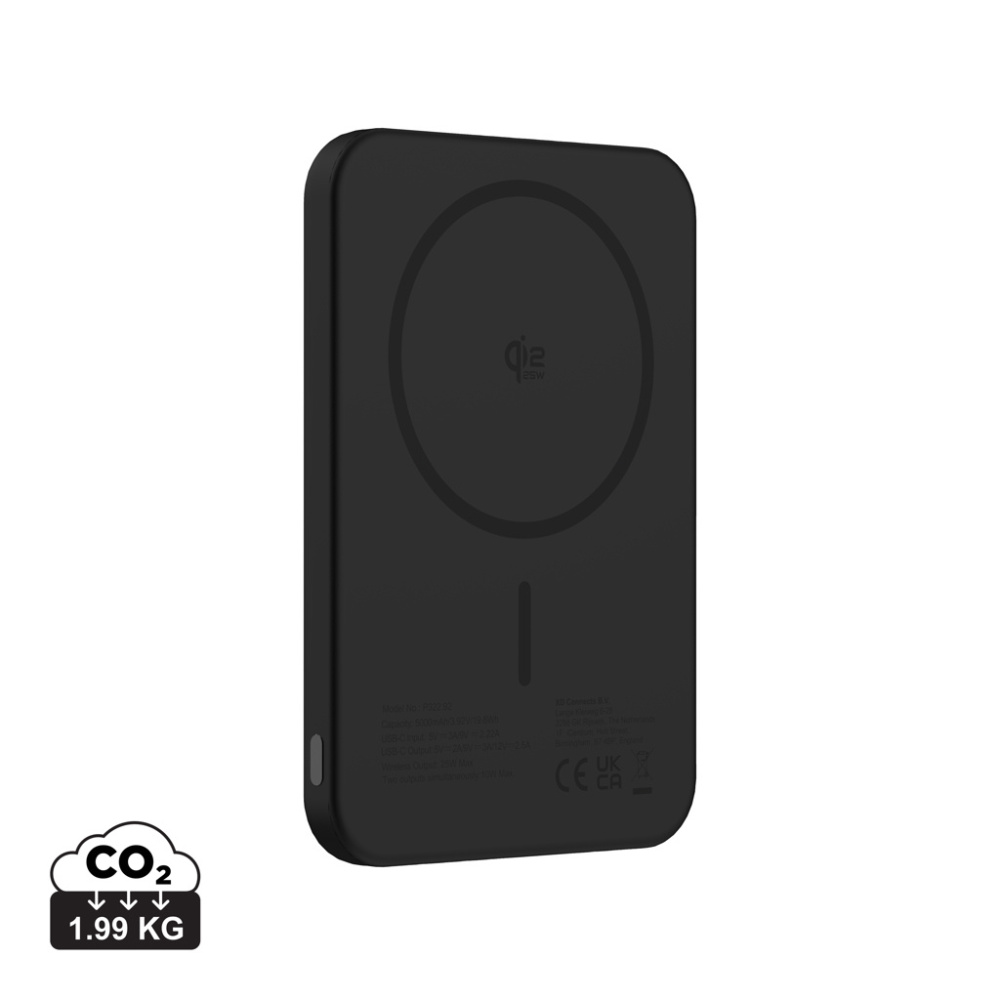 Logotrade promotional product picture of: Urban Vitamin Pomona 5000mAh Qi2.2 25W magnetic powerbank