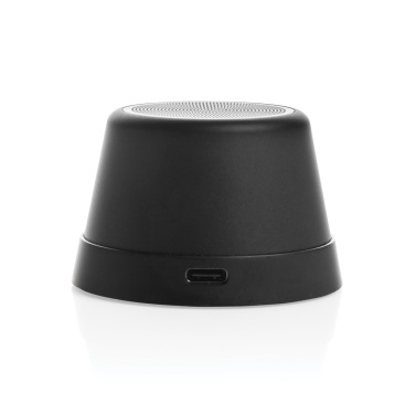Logo trade corporate gift photo of: Nivio RCS recycled aluminum magnetic 5W Speaker