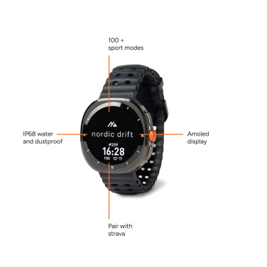 Logo trade corporate gift photo of: Nordic Drift Titan High performance Watch