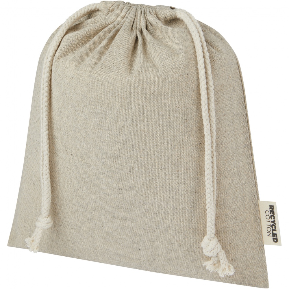 Logo trade reklaamkingituse pilt: Pheebs 150 g/m² GRS taaskasutatud puuvillast kinkekott keskmine 1,5L