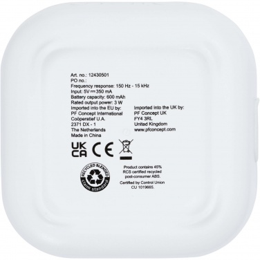 Logotrade ärikingi foto: Stark 2.0 3W mini RCS taaskasutatud plastikust Bluetooth® kõlar