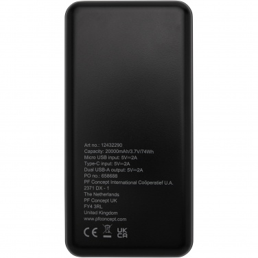 Logo trade reklaamtoote pilt: Loop 20 000 mAh taaskasutatud plastist toitepank 