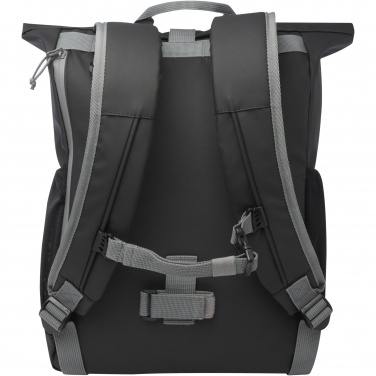 Logotrade reklaamkingituse foto: Aqua 15" GRS taaskasutatud veekindel rulliga rattakott 20L