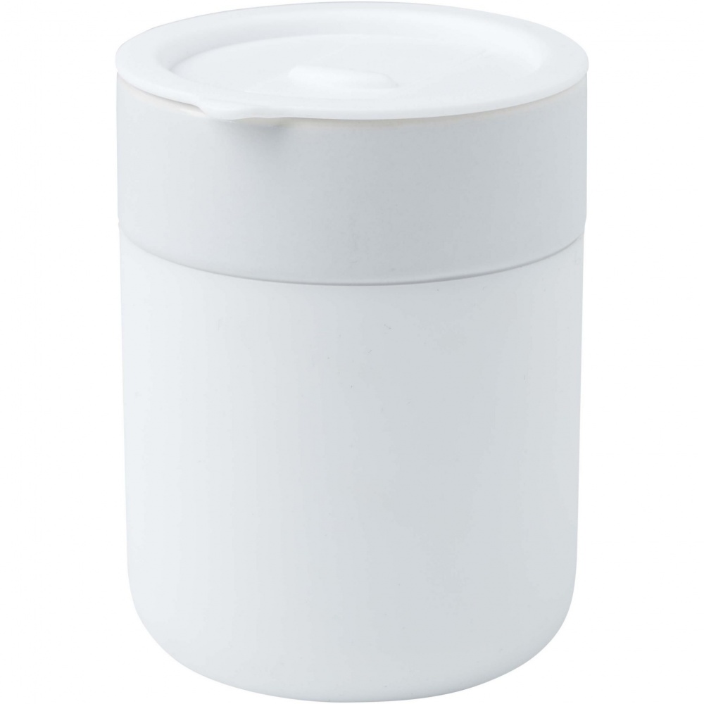 Logotrade firmakingi foto: Keraamiline termoskruus Java 330 ml plastikust kaanega