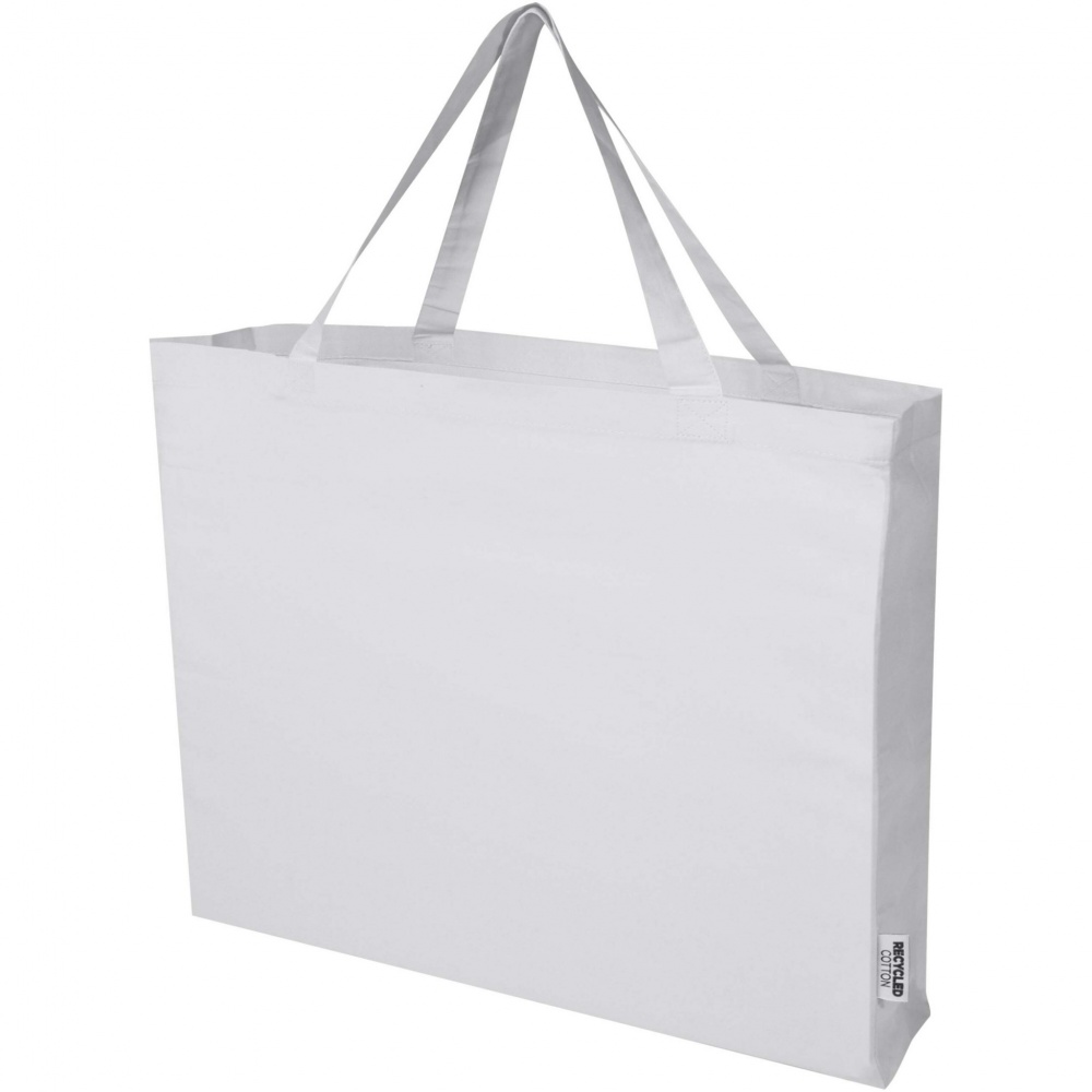 Logotrade ärikingituse foto: Odessa 220 g/m² GRS taaskasutatud puuvillast suur kandekott