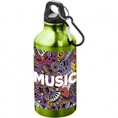 Logotrade ärikingituse foto: Oregon 400 ml alumiiniumist veepudel karabiiniga