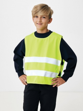 Logo trade meened foto: GRS taaskasutatud PET hästi nähtav turvavest 7-12 aastat