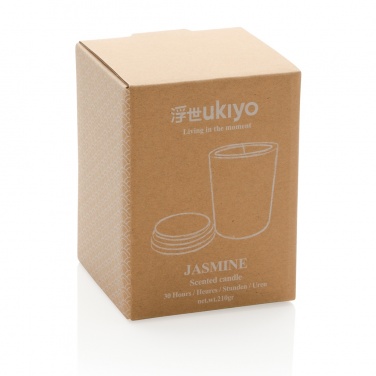 Logotrade firmakingitused pilt: Ukiyo deluxe lõhnaküünal bambusest kaanega