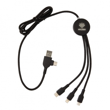 Logo trade reklaamkingi pilt: Light up logo 6-in-1 kaabel