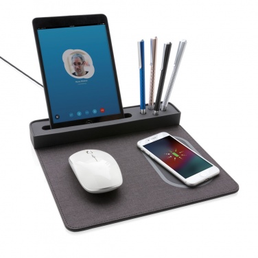 Logotrade ärikingid pilt: Air hiirematt 5W juhtmevaba laadimise ja USB-ga