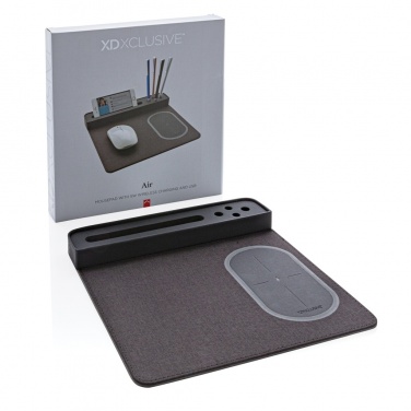 Logotrade reklaamkingitused pilt: Air hiirematt 5W juhtmevaba laadimise ja USB-ga