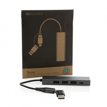 Logo trade ärikingid foto: Terra RCS taaskasutatud alumiiniumist jaotur 3 USB-pordiga