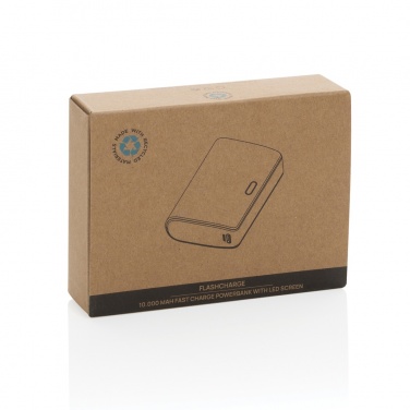 Logotrade reklaamkingitused pilt: FlashCharge RCS rplastic 10000 mah kiirlaadimise akupank