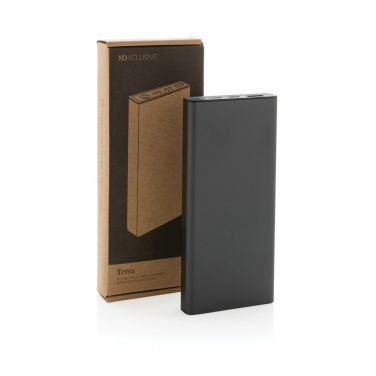 Logotrade reklaamkingi foto: Terra RCS taaskasutatud 18 W alumiiniumist akupank 10 000 mAh