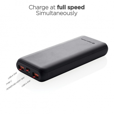 Logotrade reklaamtoote foto: Urban Vitamin Pasadena 20 000 mAh 18W PD toitepank