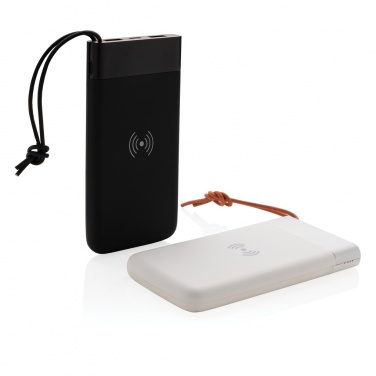 Logotrade reklaamkingituse foto: Aria 8000 mAh 5W juhtmevaba laadimise akupank