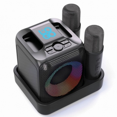 Logo trade meene pilt: Singvibe RCS taaskasutatud plastikust karaokekomplekt topeltmikrofoniga