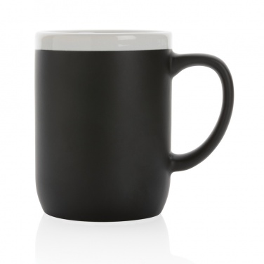 Logo trade ärikingid foto: Valge äärega keraamiline kruus 300ml
