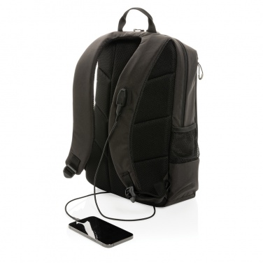 Logotrade reklaamtoote foto: Impact AWARE™ Lima 15,6-tolline RFID sülearvuti seljakott