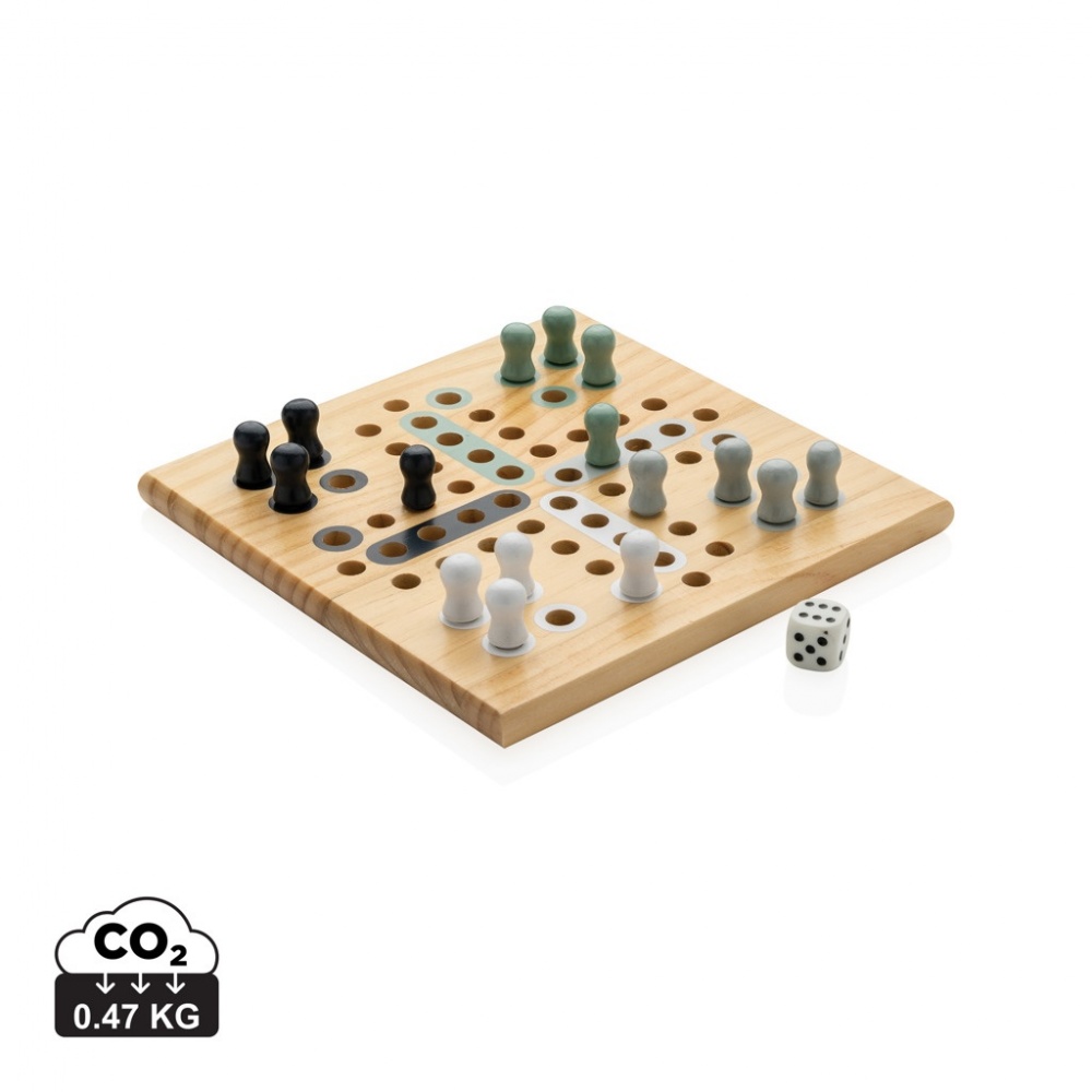 Logotrade ärikingituse foto: Claire puidust Ludo mäng