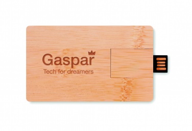 Logotrade reklaamtoote foto: 16 GB bambusest korpusega USB