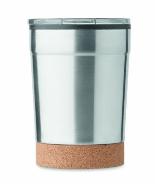 Logo trade reklaamkingituse pilt: Topeltseinaga termoskruus, 300 ml, korgist alusega