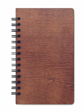 Logotrade meene foto: A5 kasepuidust märkmik GROWBOOK™