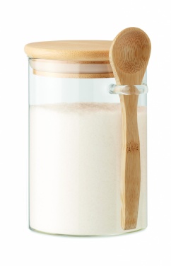 Logotrade ärikingid pilt: Klaaspurk lusikaga 600 ml