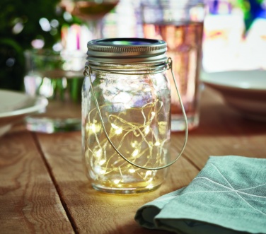 Logo trade ärikingituse pilt: Solar mason jar välivalgusti