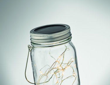 Logo trade firmakingi pilt: Solar mason jar välivalgusti