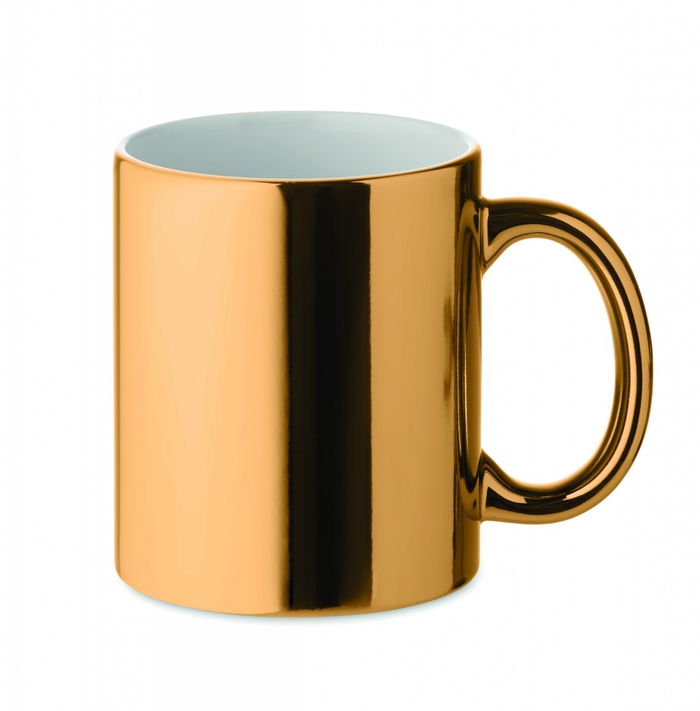 Logo trade reklaamtoote pilt: Metallist keraamiline kruus 300 ml