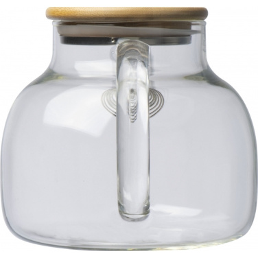 Logo trade reklaamtoote pilt: Bambusest kaanega klaaskann FRANKFURT 1000ml