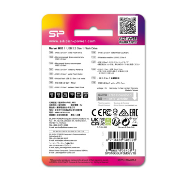 Logo trade firmakingi pilt: Mälupulk Silicon Power Marvel – M02 3.2 16GB